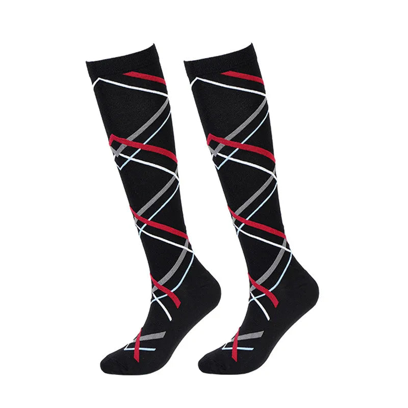 Compression Socks For Women & Men Circulation Compression Socks Knee High Best For Running,Medical,Nurse,Travel,Cycling,Diabetes