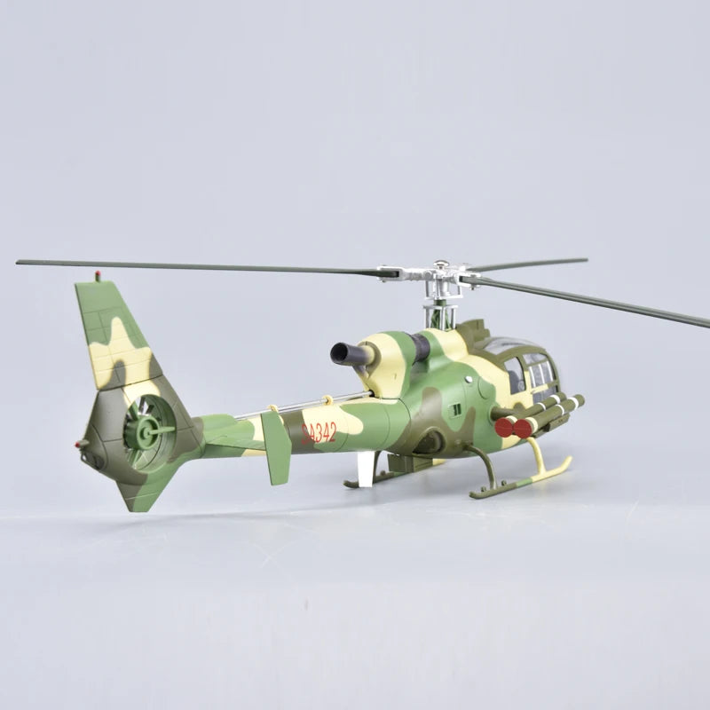Diecast Metal Gazelle SA341/342 Helicopter 1/32 Scale Replica Model Aircraft Airplane Model Toy For Collection