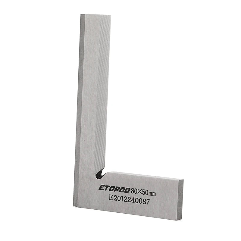 63x40 80x50 125x80  Precision Knife Edge Square Ruler 90 Degree Right Angle Ruler Engineer MeasuringTool