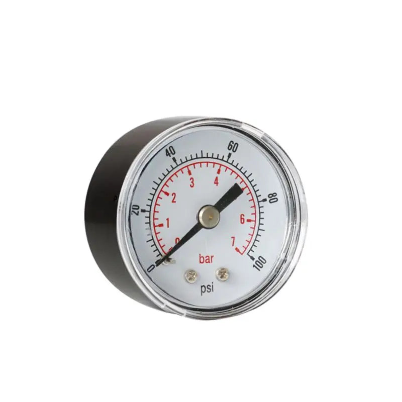 Pressure Gauge 40mm 1/8 BSPT Rear Back 15-300 PSI & Bar for  Air Gas Wate Fuel