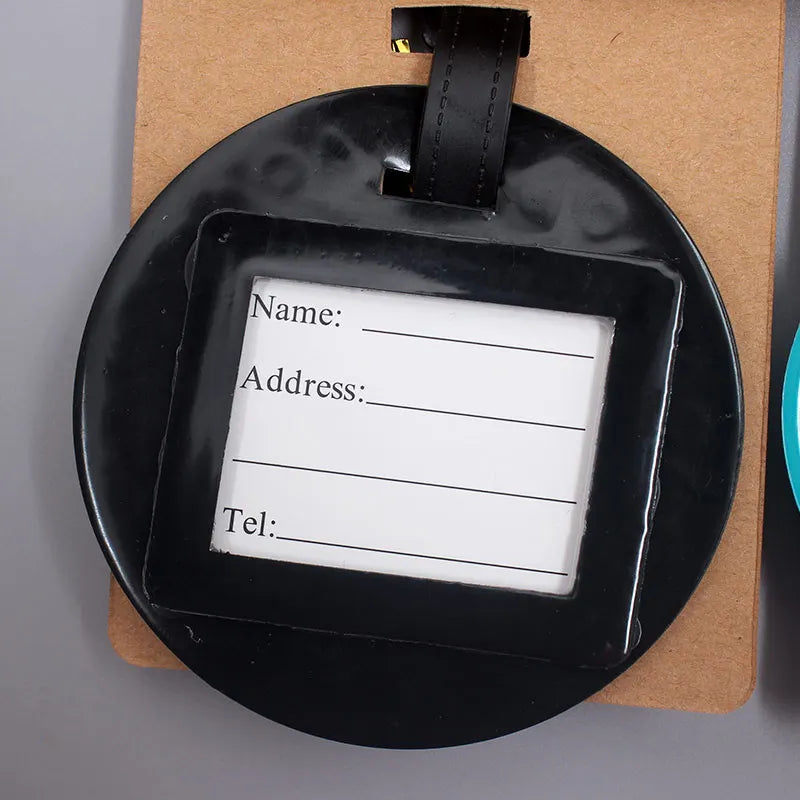 Newest Cute 26 Letters Luggage Travel Accessories Tag Silica Gel Suitcase ID Addres Holder Baggage Boarding Tag Portable Label