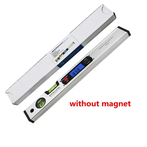 400mm Digital Spirit Level Bubble Magnetic Electric Level 360 Degree Angle Finder Protractor Inclinometer Horizontal Scale Ruler