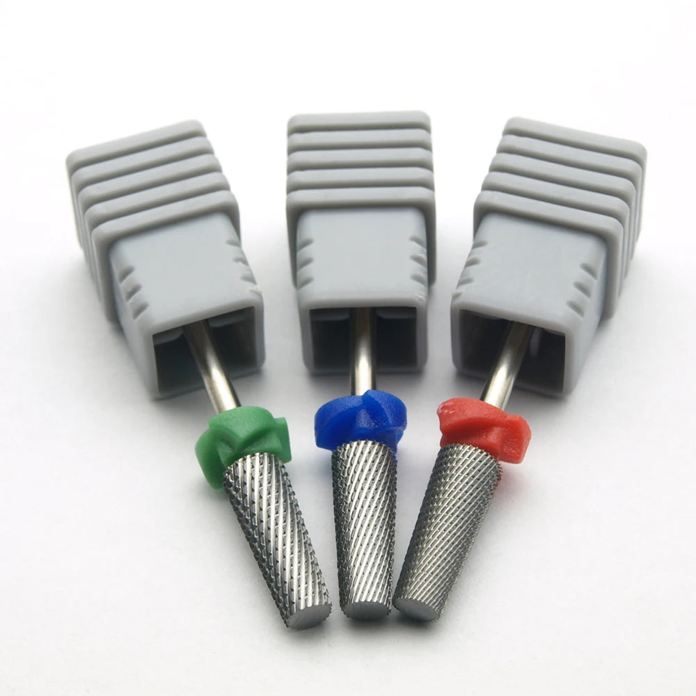 Quality Left and Right 5In1 Tungsten Carbide Nail Drill Bit Milling Eletric Manicure Machine Equipment Cuticle Clean Burr