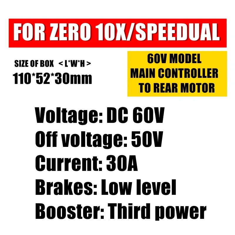 Original Controller for Electric Scooter Speedual Grace Zero 8 9 10 8X 10X 11X Mini Plus ddm Macury Spare Parts 36 48 52 60 72 V