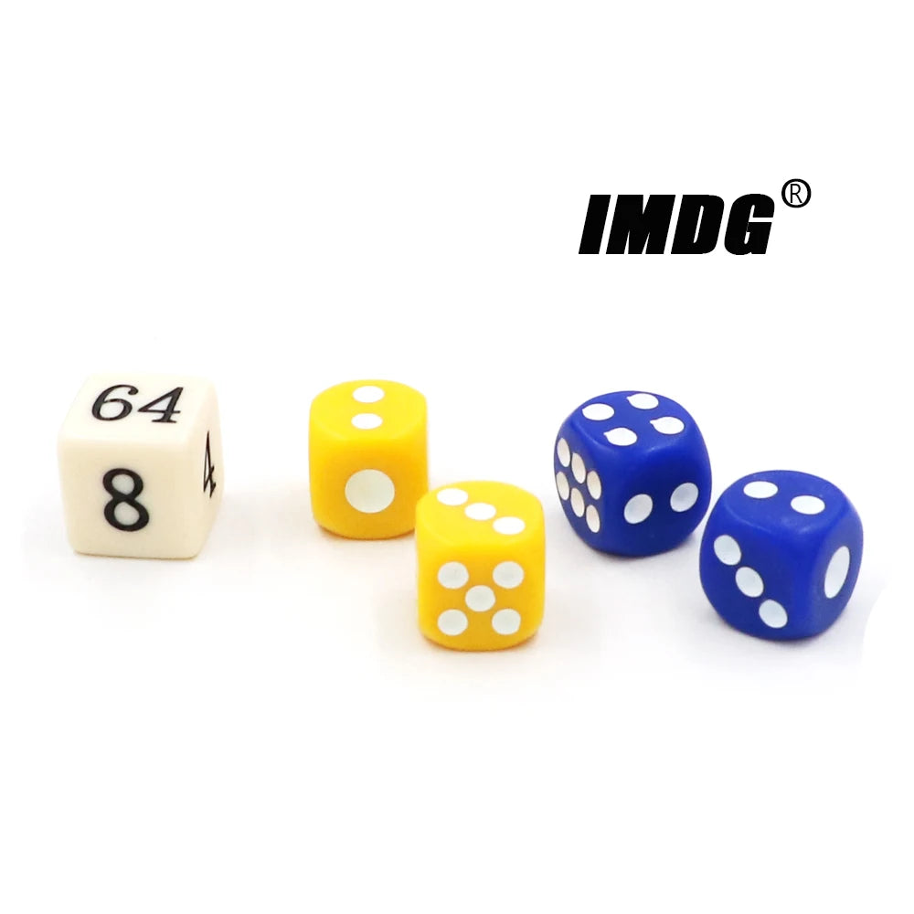 High quality 14mm New Acrylic Colorful Backgammon Dice Set Game Dice