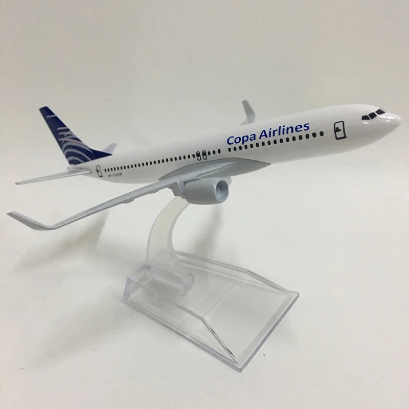 JASON TUTU 16cm Copa Airlines Boeing B737-800 Model Airplane Diecast Metal 1/400 Scale Plane