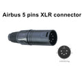 UFQ  Gray P28 Aviation Headset  Free with Bluetooth Adapter and bag  Great PNR pilot Headset with Bose Grade Hi-Fi Speakers