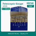 INSTAR 6pc Telescopic Gauge 8-150mm (5/16 "-6")  Bore Gauge Measuring Tools internal gauge, Hole Gauges Inside Measuring Tools