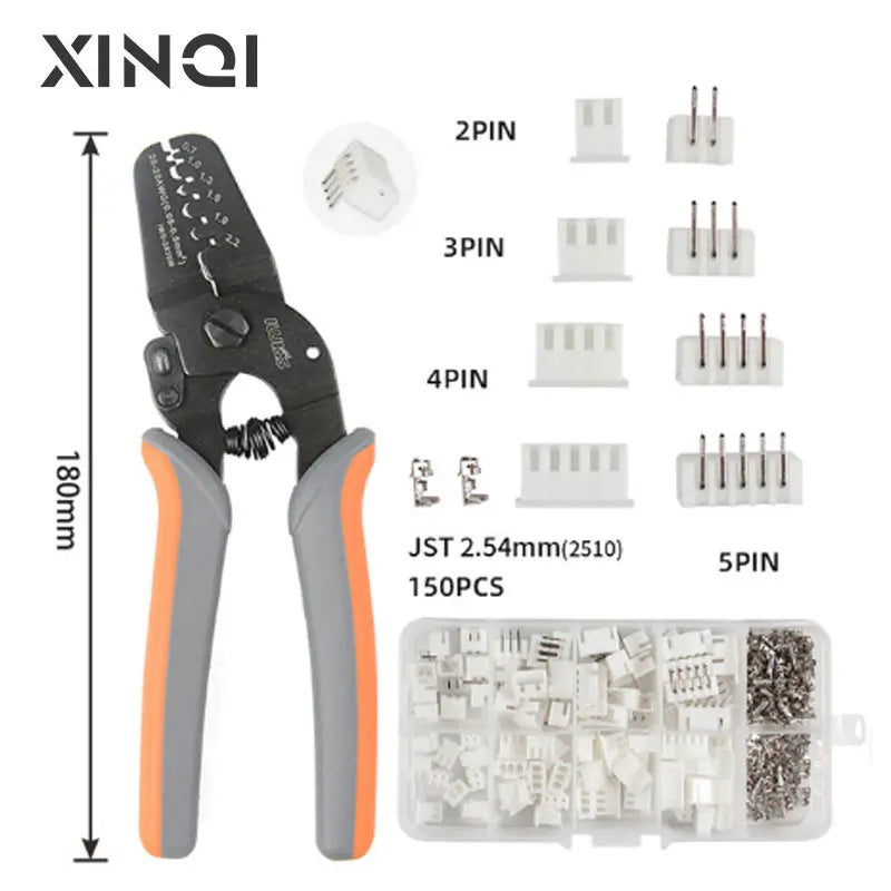 Crimping Tool Pliers JST XH-2.54 Crimping pliers for JST 2.54 2510 Connectors With Connector plug + needle +socket Header