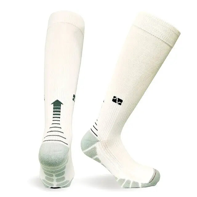 Compression Stockings Blood Circulation Promotion Slimming Compression Socks Anti-Fatigue Comfortable Solid Color Socks