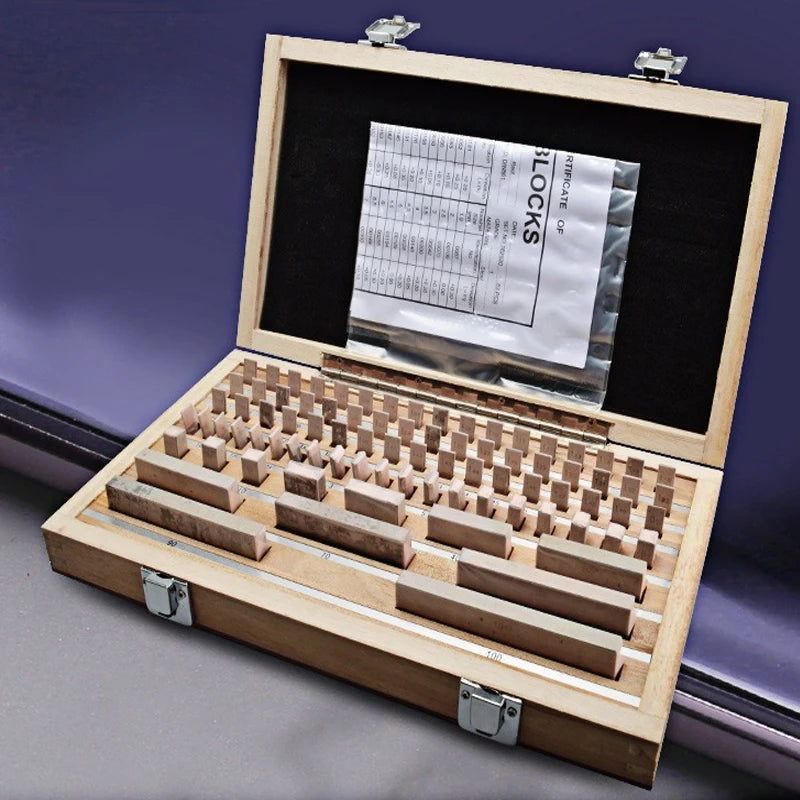 32pcs 0 Grade High Speed Steel Metric Gauge Blocks Router Table Set Standard Metric Gauges Precision 0.001 Measuring Lathe Tool