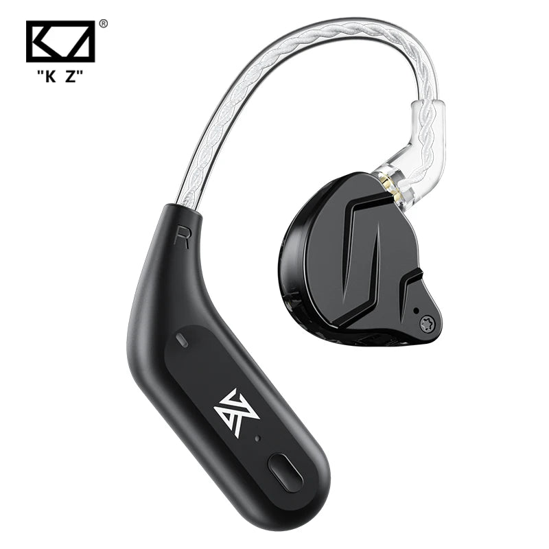 KZ AZ09 HD Bluetooth Ear Hook Headset Cable HIFI Wireless Upgrade Cable With Charging Case,Latest Version