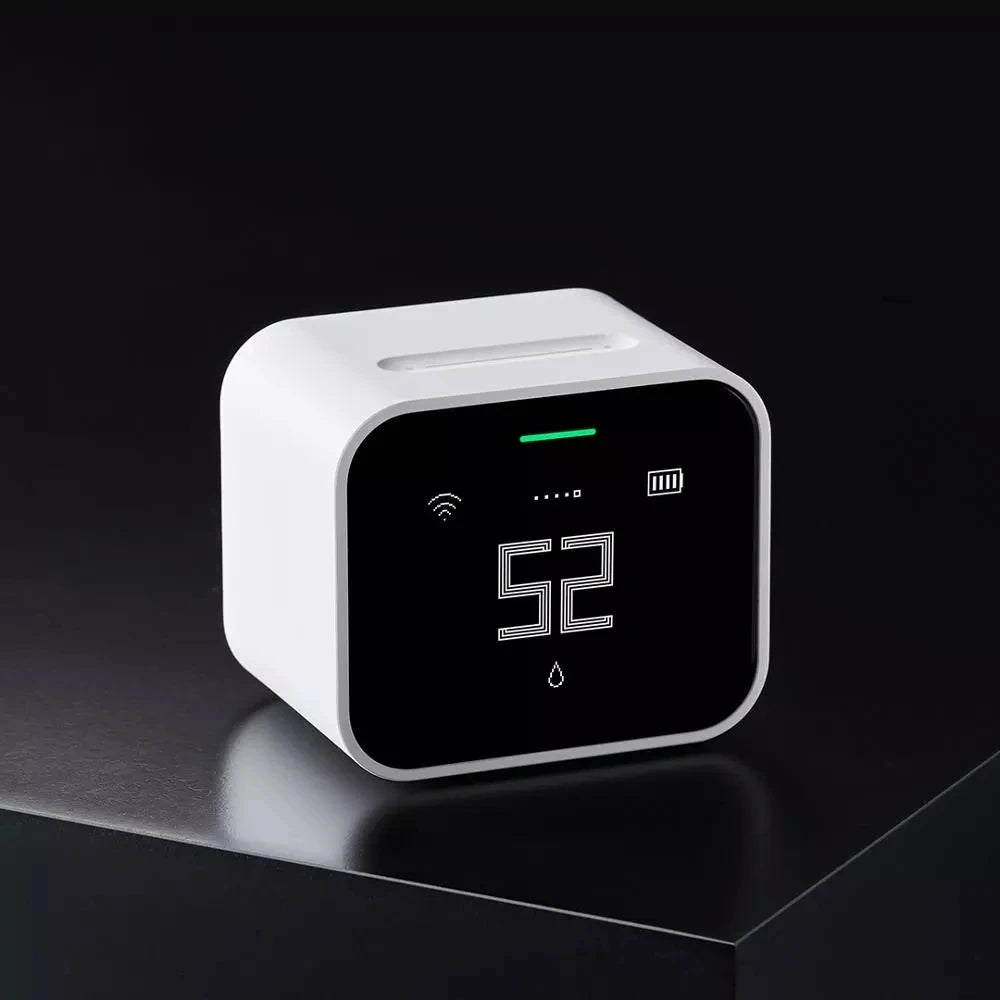 Qingping Air Detector Lite CO2 PM2.5 PM10 Temperature Humidity Monitor Touch Screen Work With Mihome APP Apple HomeKit