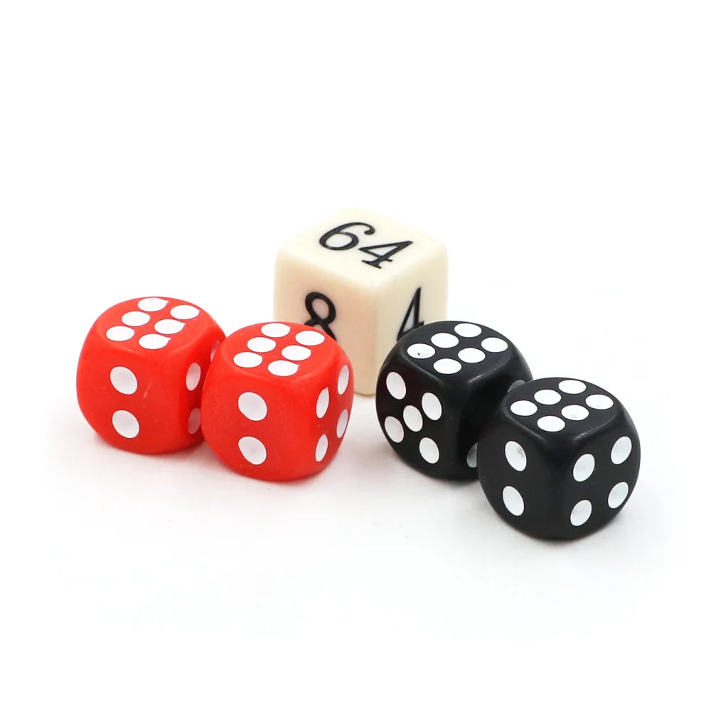 High quality 14mm New Acrylic Colorful Backgammon Dice Set Game Dice