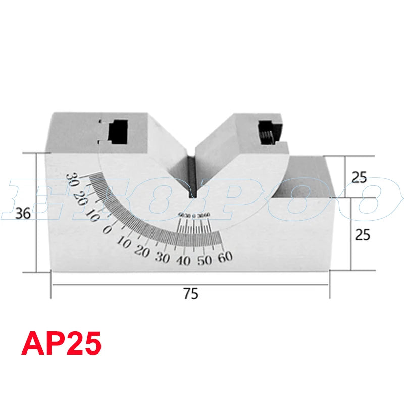 AP25 AP30 AP46 Adjustable Angle Gauge V Block 0 to 90 Degree Adjustable Micro Gauges Measuring Tools For Grinder Milling Machine
