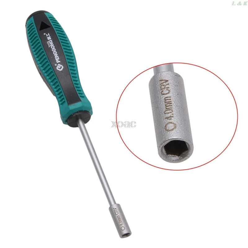 3-11mm Metal Socket Driver Hex Nut Key Wrench Screwdriver Nutdriver Hand Tool M08 Dropship