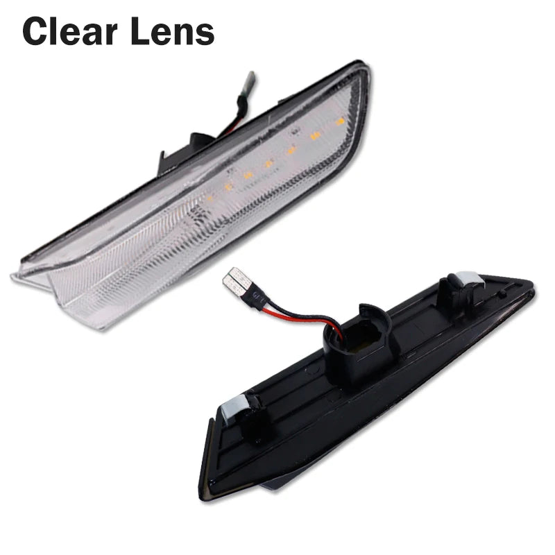 LED Amber Bumper Side Marker Lights For Nissan Skyline 350GT For 2003-2007 Infiniti G35 V35 Coupe Turn Signal Lights 26180AM800