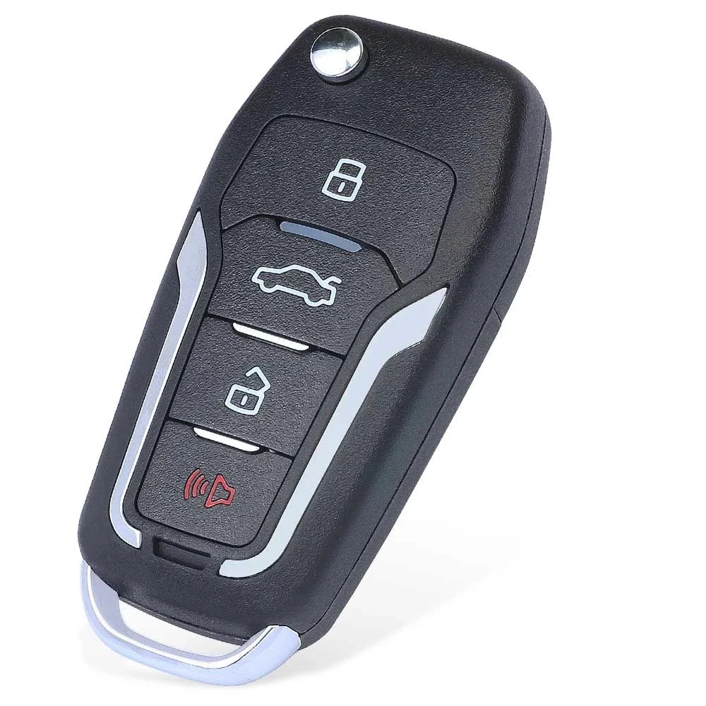 KEYECU OUCD6000022 Upgraded 4 Buttons For Ford Flex Focus Fusion Edge Escape Mustang 4D63 80Bit Chip 315MHz Car Remote Key Fob