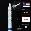 RolinStar Ceramic Cuticle Clean Cutter edge dead skin  Manicure Pedicure milling Accessories Burr remove Nail drill bit