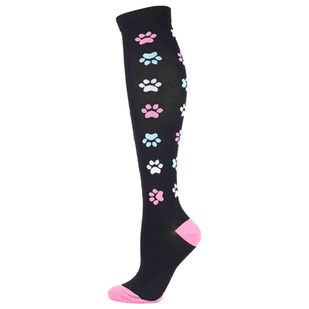 New Compression Socks Fit for Nurse Doctor Varicose Veins Edema Diabetes Travel Flight Hiking Recovery Running Fitness Socks