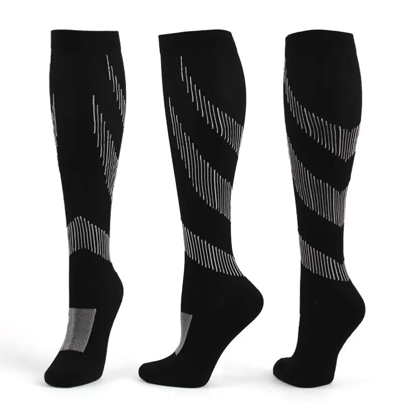 Running Compression Socks Men Varicose Veins Socks Anti Fatigue Medical Edema Care Sports Socks Mountain Cycling Outdoor Travel