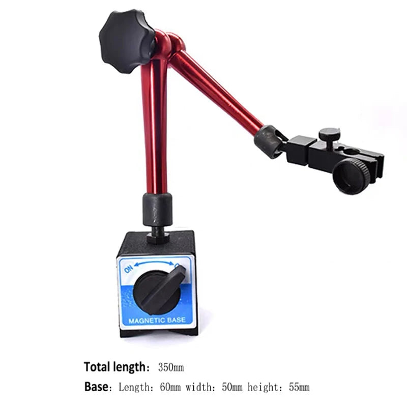 Universal Mini Flexible Dial Test Indicator Magnetic Base Holder Stand Magnetic Correction Gauge Stand Indicator Tool