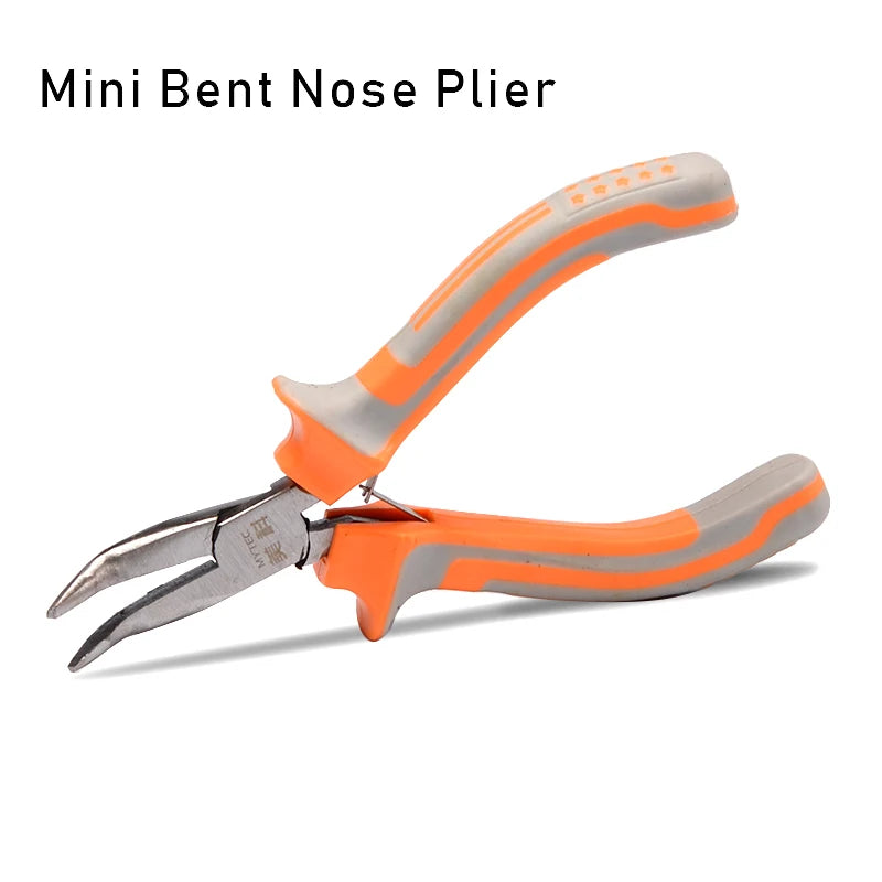 5" Professional Mini Pliers Set for Jewelry Making Craftsman Small Round Nose Needle Long Nose Multitool Pliers and Cutters