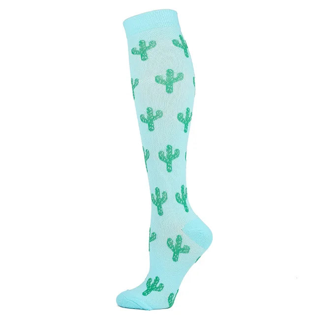 Compression Socks For Women & Men Circulation Compression Socks Knee High Best For Running,Medical,Nurse,Travel,Cycling,Diabetes