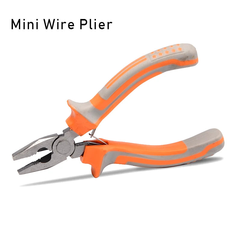 5" Professional Mini Pliers Set for Jewelry Making Craftsman Small Round Nose Needle Long Nose Multitool Pliers and Cutters