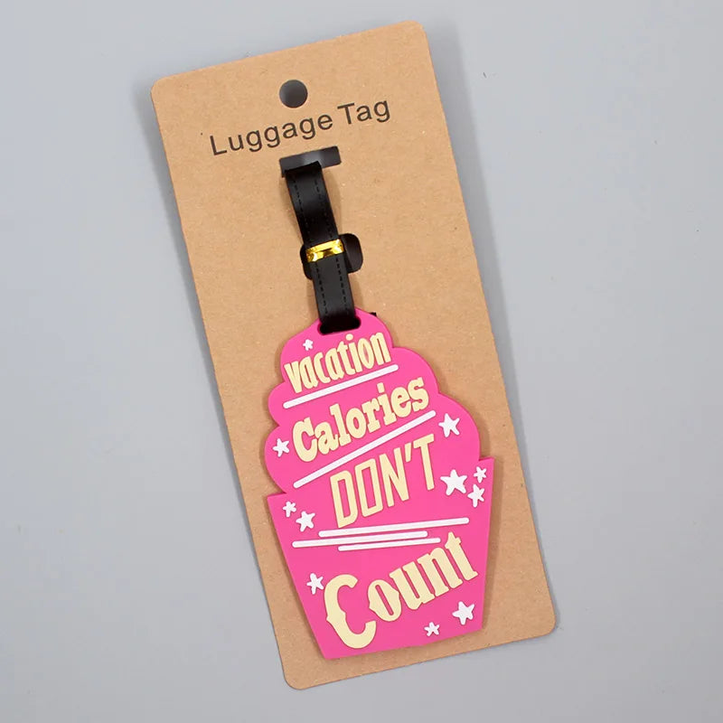 Travel Accessories “IT'S NOT YOURS” Luggage Travel Tag Silica Gel Suitcase ID Addres Holder Baggage Boarding Tag Portable Label