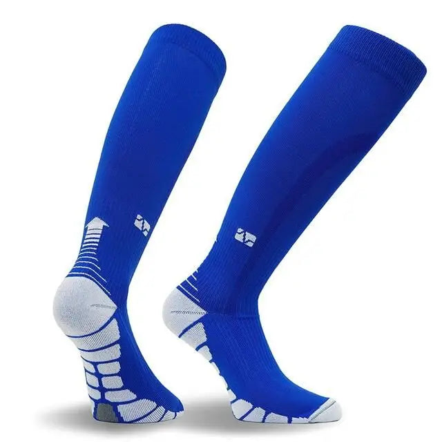 Compression Stockings Blood Circulation Promotion Slimming Compression Socks Anti-Fatigue Comfortable Solid Color Socks