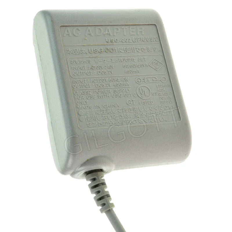 US Plug Home Wall Travel Charger AC Power Supply Cord Adapter for Nintendo DS Lite NDSL