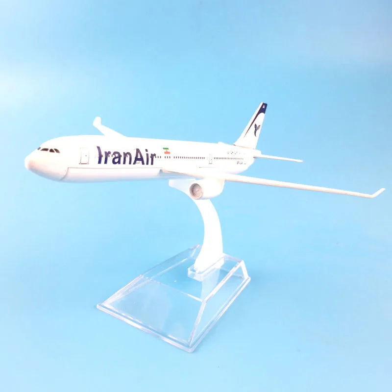 JASON TUTU 16cm Iran Air Airbus 330  Airplane Model Airplane Diecast Metal 1/400 Scale Planes