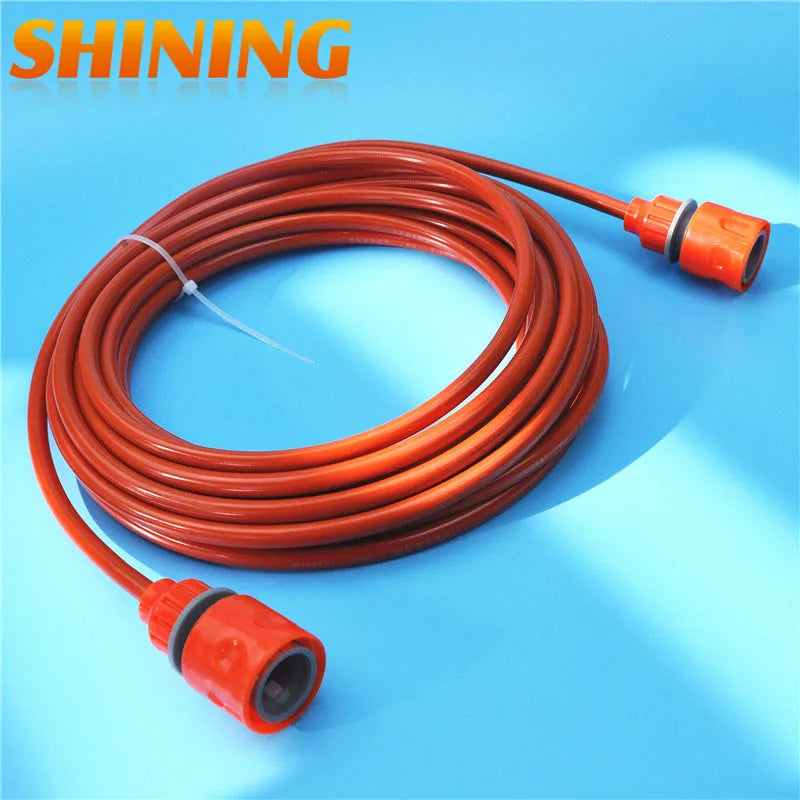 8m 10m 20m Orange PU Car Washing Garden Watering Hose Pipe With Quick Connector High Pressure Car Washer Pipeline Conduit 5*8mm