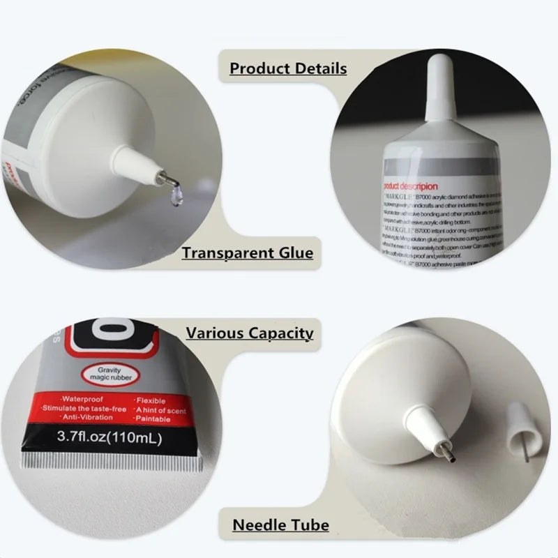 50ml F6000 Universal Industrial Adhesive Crafts Rhinestone Jewelry Making Repair Phone Screen Glass F-6000 Liquid Glue Nail Gel