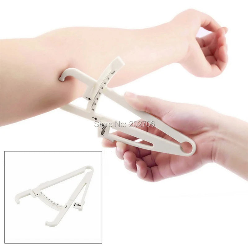 Personal Body Fat Testers Skinfold Caliper Body Fat Caliper Analyzer Measure Charts Fitness Keep Health Slim Suide Skinfold