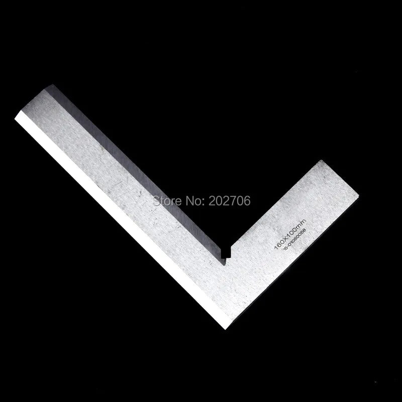 80*50mm 125*80mm 160*100mm 200*125mm Bladed 90 Degree Angle Try Square ruler Broadside Knife-Shaped Angle Blade Ruler Gauge tool