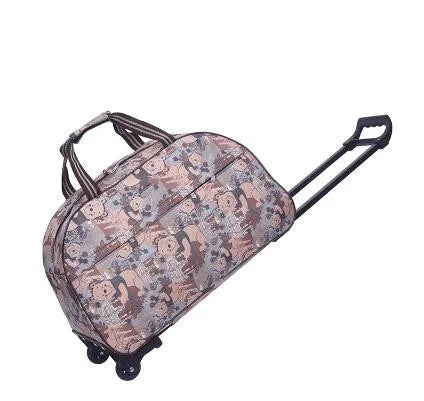 Luggage Bags Trolley Suitcase on wheels luggage Metal valise bagages roulette Hand Trolley Unisex Bag Sac a Frame Board Package