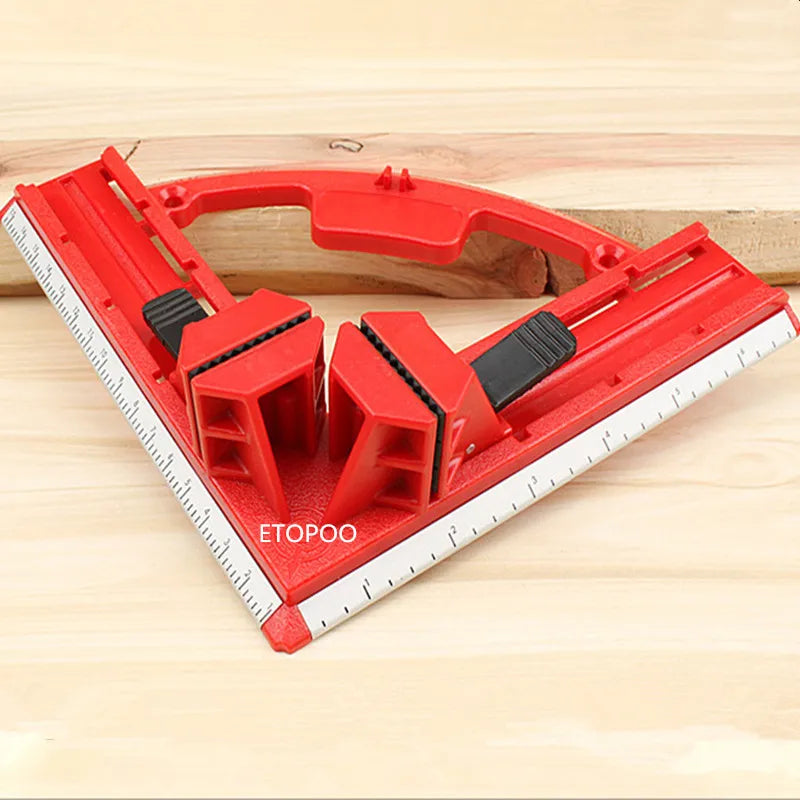 90 Degree Right Angle Clamp Mitre Clamps Corner Clamp Picture Holder Woodwork With Light Weight Integrated Aluminum Rule