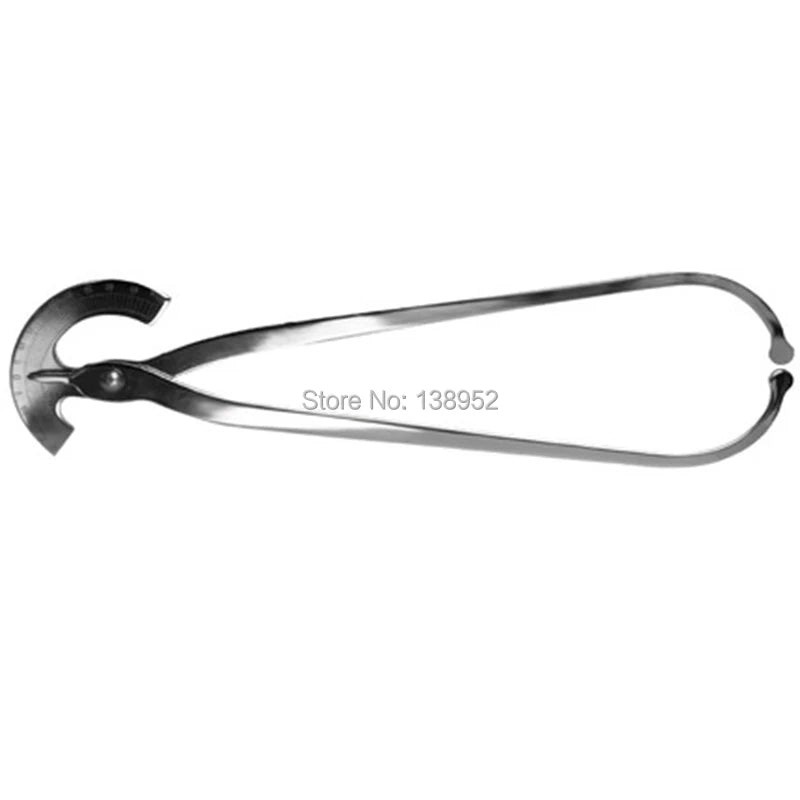 1pcs Stainless Steel Collin Pelvimeter Pelvic Insider Diameter Measuring Instrument Pelvic Scale Pelvic Gauge Pelvimeter
