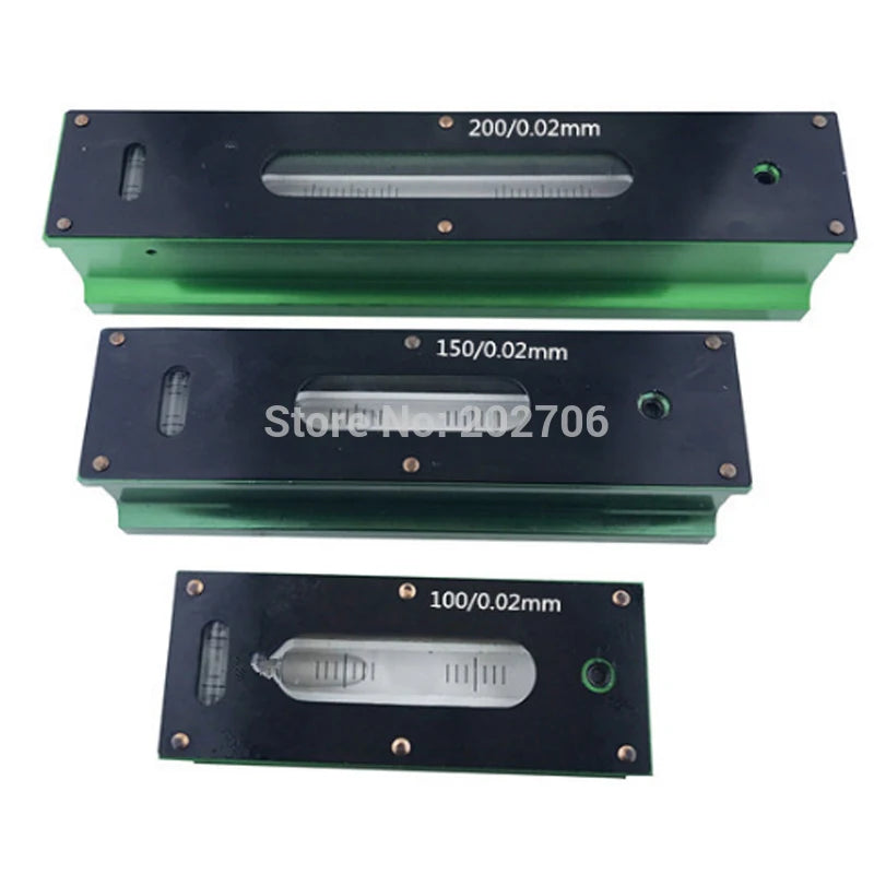 High Precision Accuracy 0.02mm 100/150/200/250/300mm Industry Mechanical Bar Level Instrument Bar Level Meter Measuring Tool