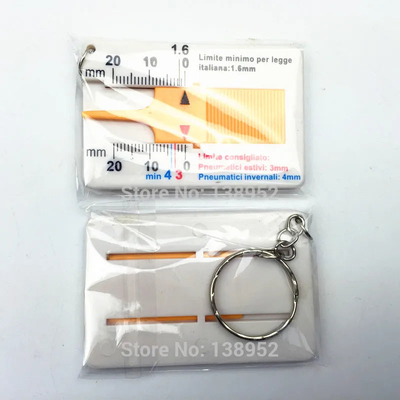 Auto Tyre Tread Depth Gauge Caliper Car Motorcycle Caravan Trailer Wheel Measure Car-styling Repair Tool