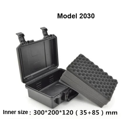 Tool Box Waterproof Impact Resistant Safety Case Suitcase Toolbox File Box Equipment Camera Case with Pre-cut Foam Lining
