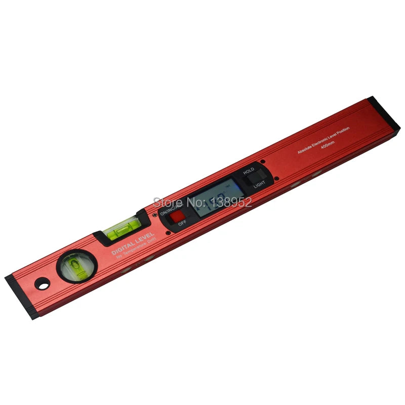 400mm Digital Spirit Level Bubble Magnetic Electric Level 360 Degree Angle Finder Protractor Inclinometer Horizontal Scale Ruler