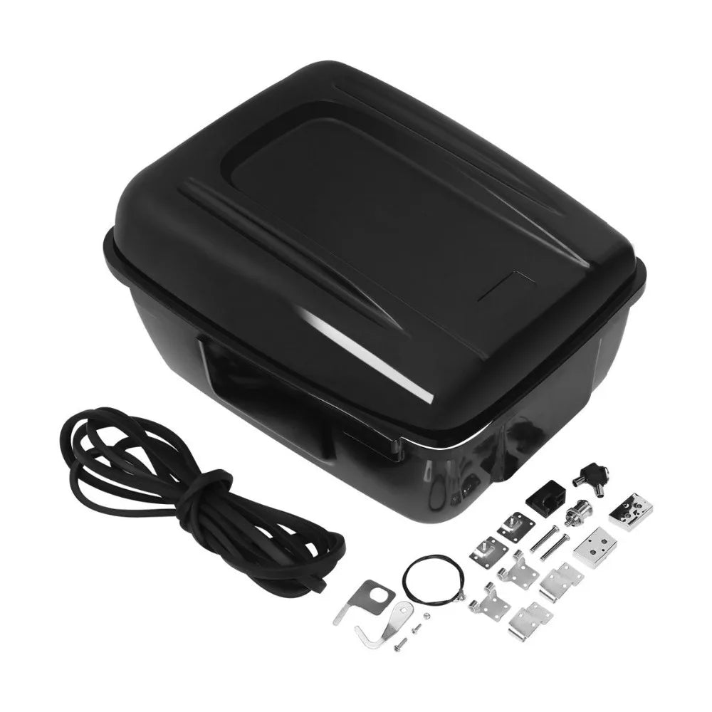 Motorcycle Trunk Saddlebag For Harley Electra Glide FLHP FLHTP