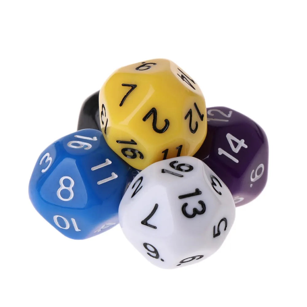 10pcs 16 Sided Dice D16 Polyhedral Dices For  Table Games