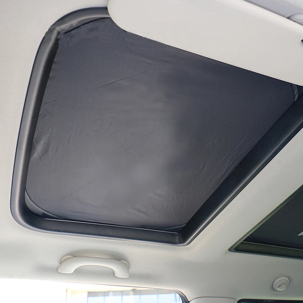 2pcs Foldable Sunroof Shade Sunshade Heat Isolate For MINI Cooper Clubman Countryman R55 R56 R60 R61 F55 F56 F54 F60 2007-UP