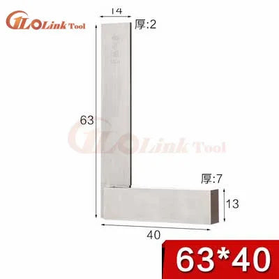 Machinist Square 90 Degree Right Angle Engineer Set Precision Ground Steel Hardened Angle Ruler Measurement Tool