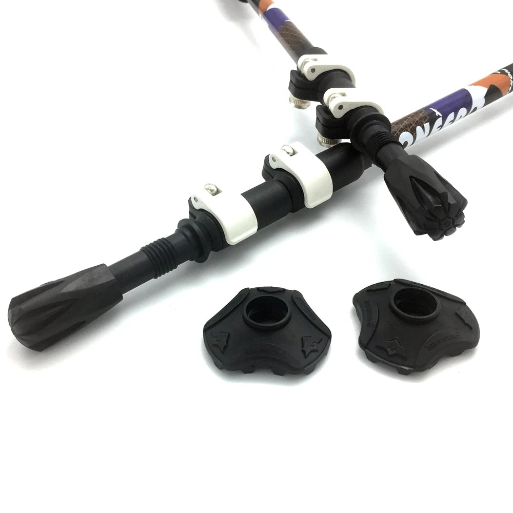 2Pcs/Pair Pioneer Trekk Poles Nordic Walking stick Telescopic Alpenstock Aluminum Alloy Shooting Walking Stick Crutch Senderismo