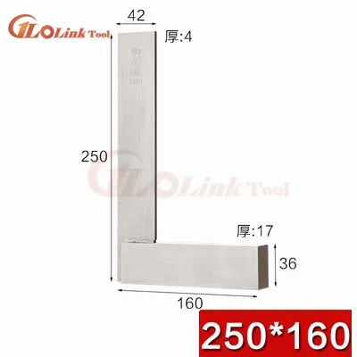 Machinist Square 90 Degree Right Angle Engineer Set Precision Ground Steel Hardened Angle Ruler Measurement Tool